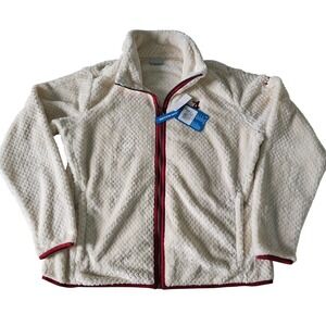 Columbia Women's Alabama Crimson Tide Jacket Fire Side II Sherpa Fleece Size XL